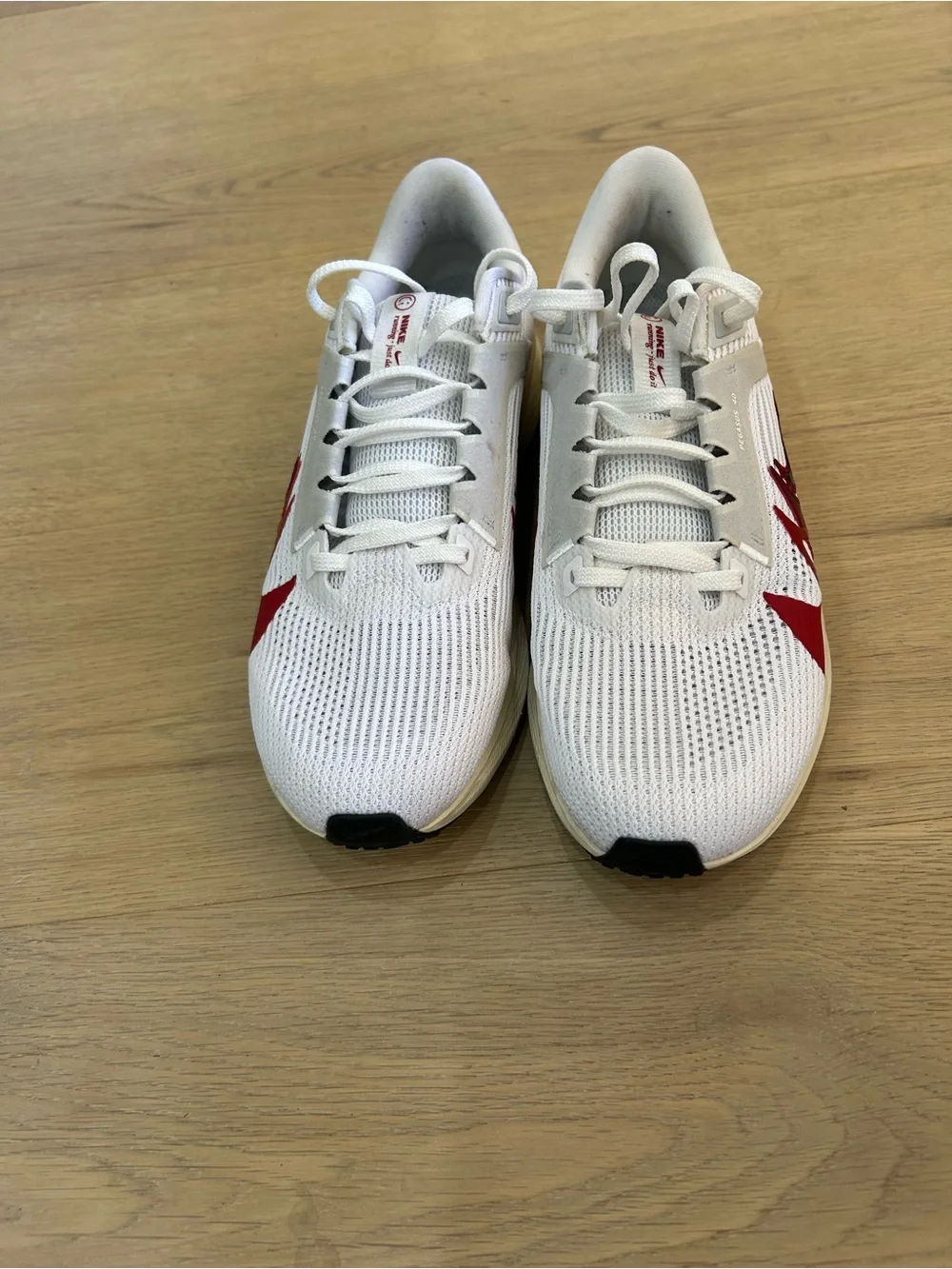 Nike Pegasus 40 Premium in red and white